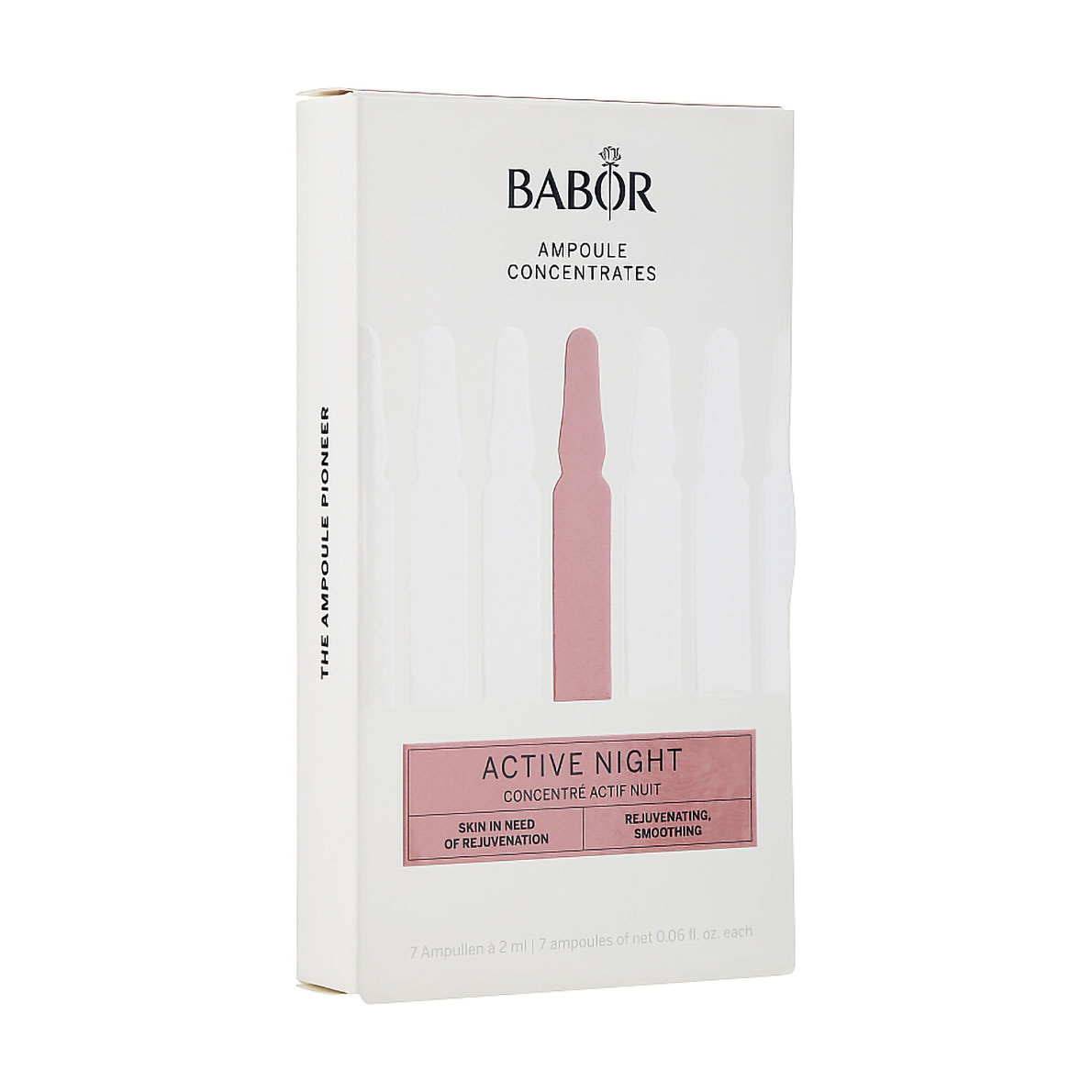 Нічні ампули для обличчя Babor Ampoule Concentrates Active Night, 7*2 мл